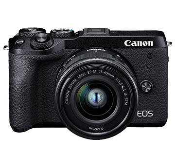 EOS M 數碼相機- EOS M6 Mark II (黑/銀) 連EF-M 15-45mm 鏡頭套裝(已